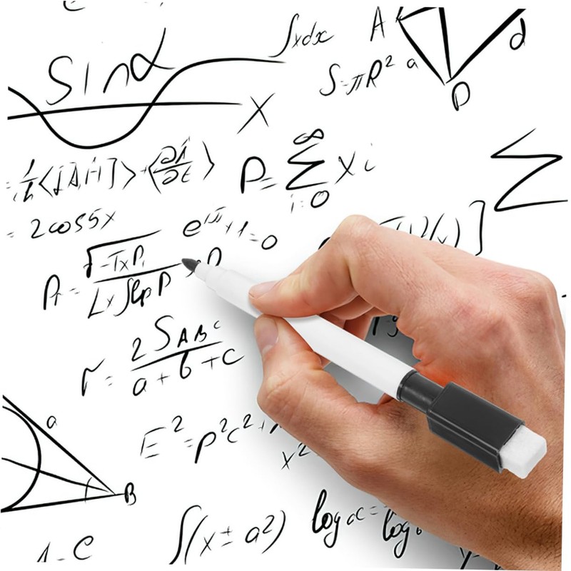 SEWACC 20pcs Small Whiteboard Markers with Eraser Water Based Erasable