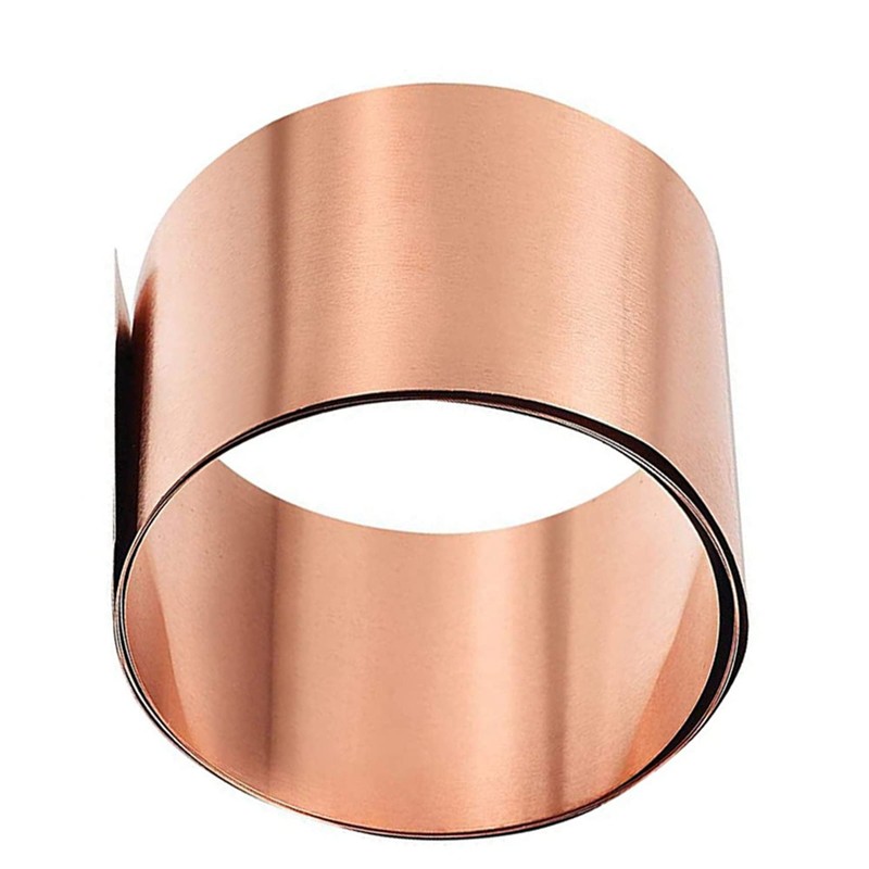 Byttlerom Copper Sheet Roll, Metal Foil Plate 1000mm x 50mm