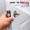 Tandefio 1 Pcs Deadbolt with Occupancy Indicator, Vacant Occupied Bathroom