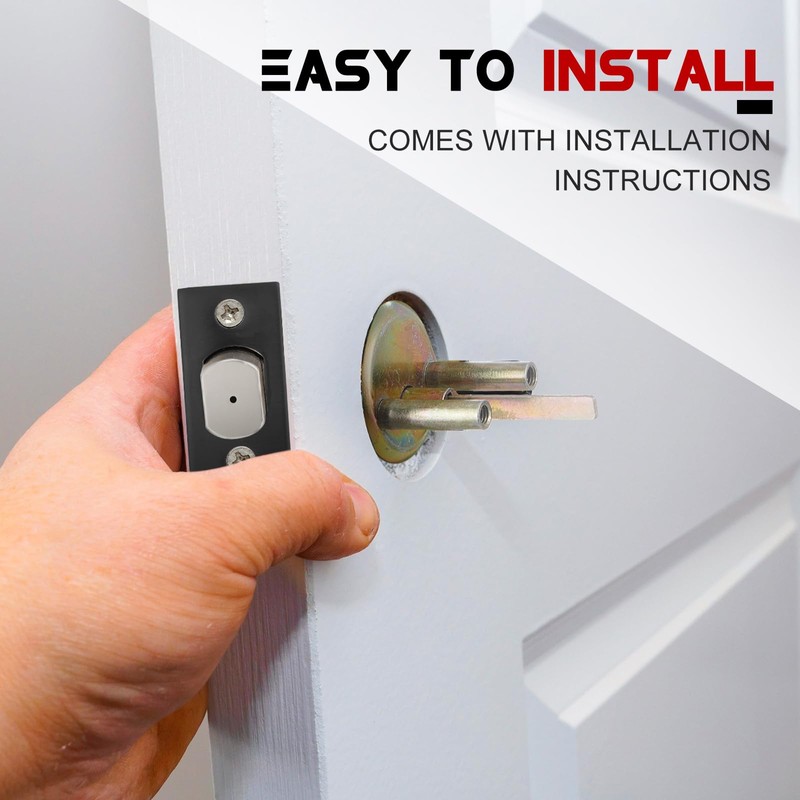 Tandefio 1 Pcs Deadbolt with Occupancy Indicator, Vacant Occupied Bathroom