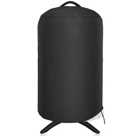 NEXCOVER Round Grill Cover -19.5” Dia for George Foreman Gfo3320 Gfo240 Crills, Dome Smoker Cover, Fade & UV Resistant Barbecue Cover,Waterproof BBQ Grill Cover, Black