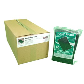 Sanico #9096 General Purpose Green Hand Pad Medium Duty 6 x 9, Green, Carton of 60 Each, 20/Pack, 3 Packs/Carton