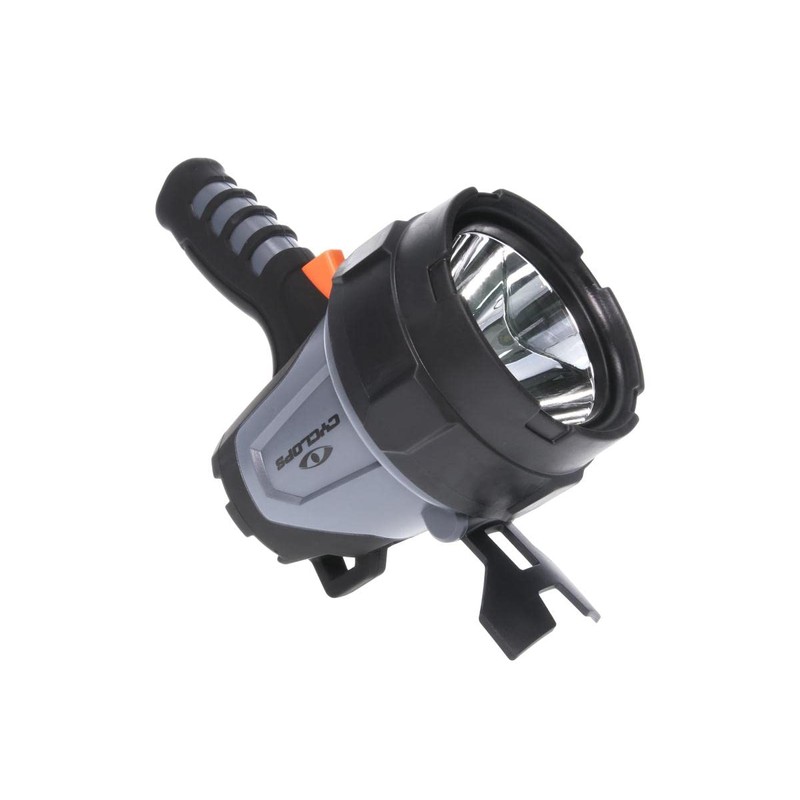 Cyclops 900 Lumens 10-Watt LED Rechargeable Handheld Spotlight with AC/DC