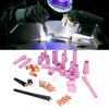 46Pcs TIG Welding Accessory Cup Gasket Collet Lens Tool Set