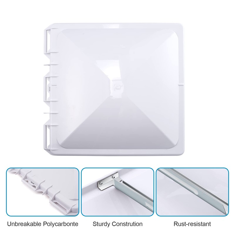 HOMEE Rv Roof Vent Cover Replacement 13 x13 inch Universal