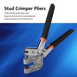 Metal Stud Crimper Drywall Tool, 270mm Alloy Steel Stud Wall Crimper Handle Keel Fixed Punching Pliers Punch Lock Crimper Framing Fastening Hand Tool for Decoration Ceiling