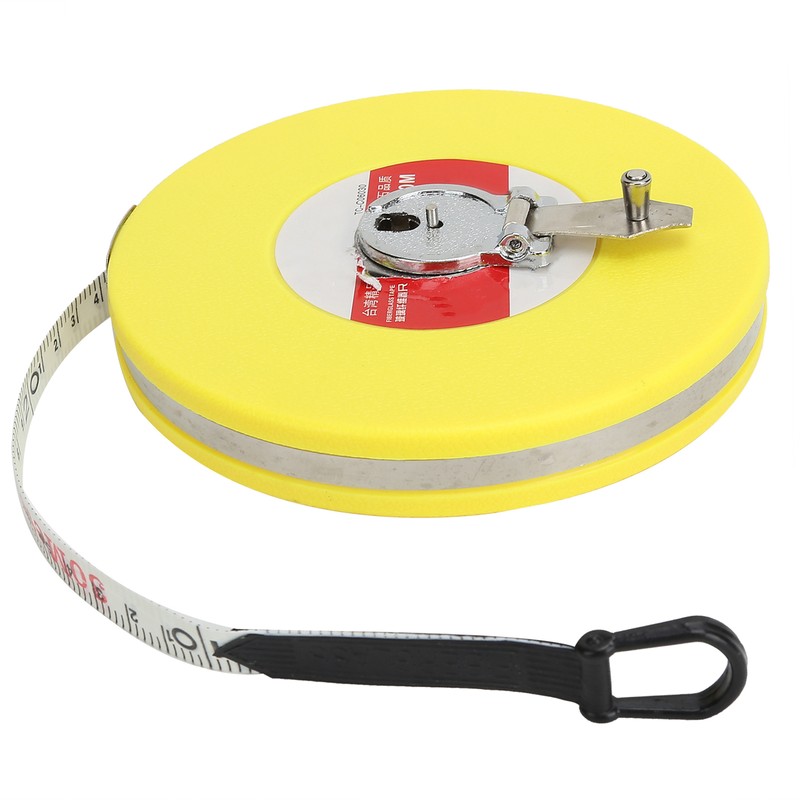 Tape Measure Glass Fiber Flexible Ruler Disc Shape Industrial Measuring