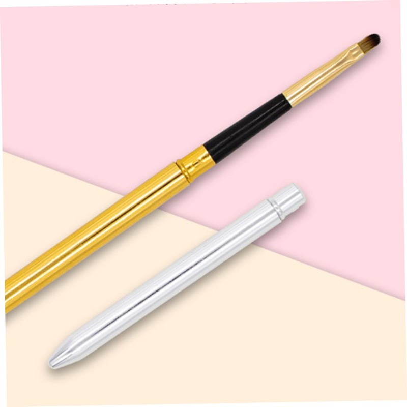 Ipetboom 6pcs Stretchable Lip Brush Applicators Portable Makeup Tools Cover