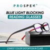PROSPEK Blue Light Reading Glasses for Men and Women, Computer