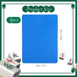Aphumedc 4 Pcs Mahjong Tile Mixer Shuffler, Mahjong Shuffler Cards Fast Mixing Tool Mahjongs Accessories Gifts for Mahjongs Lovers (Red, Green, Blue, Yellow)