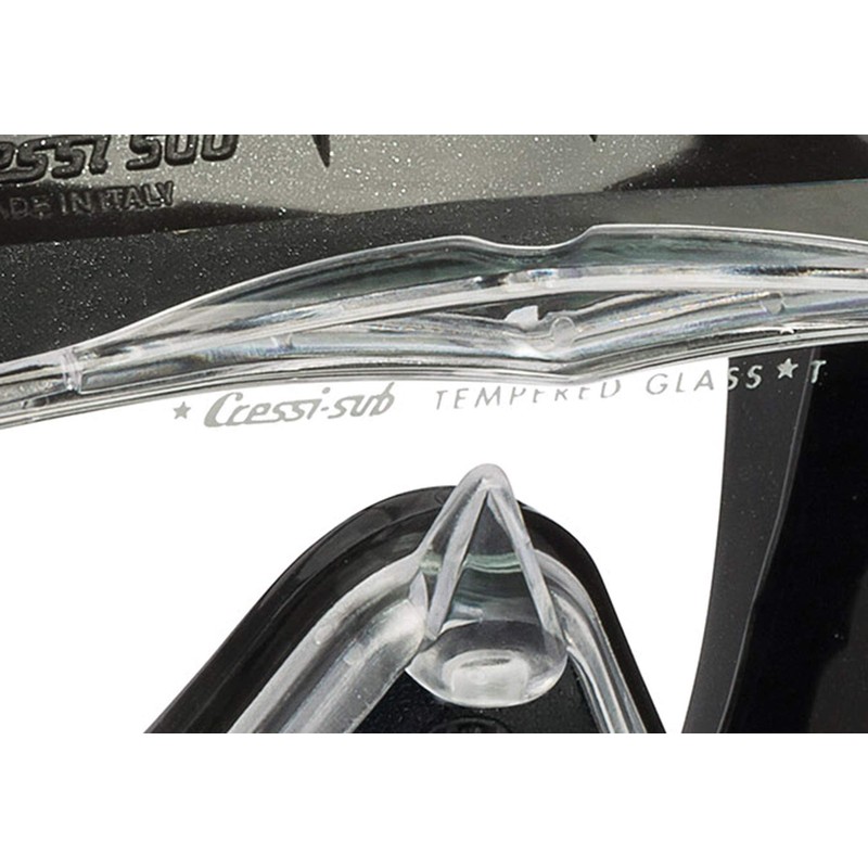 Cressi Sirena Black Scuba Diving and Snorkeling Mask - Black