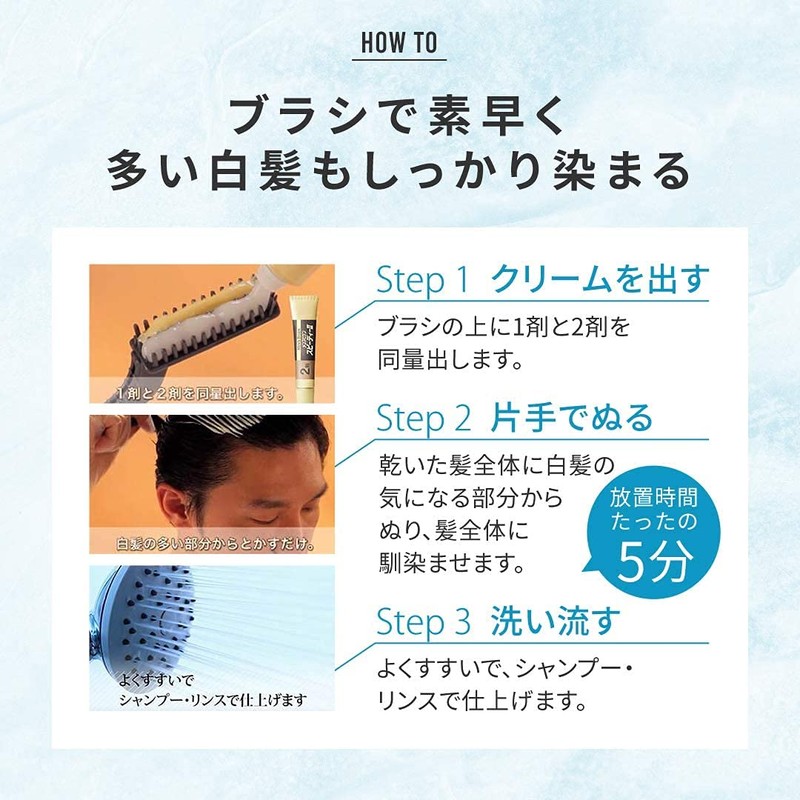 Hoyu Men's Bigen Speedy II D (Black Tan), 1.4 oz