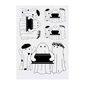 4 x 'Tickets Please' Temporary Tattoos - Water Resistant, Skin-Safe, Non-Toxic Transfers, Mixed Sizes (TO00083704)