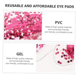 Outanaya Reusable Eye Care Ice Packs 6pcs Gel Pads Cool or Heat for Eye Fatigue