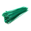 TR Nylon Plastic Cable Ties, Zip Ties Green wrap (Green,