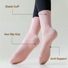 BONANGEL Women's Yoga Socks, 4Pairs-Coffee+Brown+Beige+White