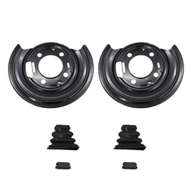 KUAMZEEI 2Pcs Rear Brake Dust Shield Backing Plate 924-237 926-268 52122237AA, for Dodge Ram 2500 Pickup 2009-2010 for Dodge Ram 2500 Pickup 2009-2010 for Ram 2500 2011 for Ram 3500 2011