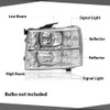 PIT66 Front Headlights Assembly Headlamps Left & Right Compatible with