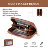 SENDEFN Credit Card Holder Wristlet Woman Wallets RFID Blocking Zipper