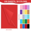 100 Sheets White Tissue Paper, 50x70cm Large Tissue Paper Sheets