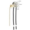 sourcing map Pull Chain Switch On-Off Speed Replacement ZE-109 for