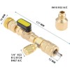 LSLANSOON HVAC Valve Core Remover Installer with Dual Size SAE