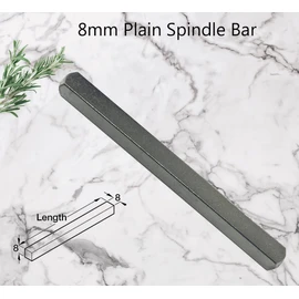8mm x 80mm Solid Steel Spindle Bar for Door UPVC Windows Sizes from 50mm to150mm (Pack of 1)