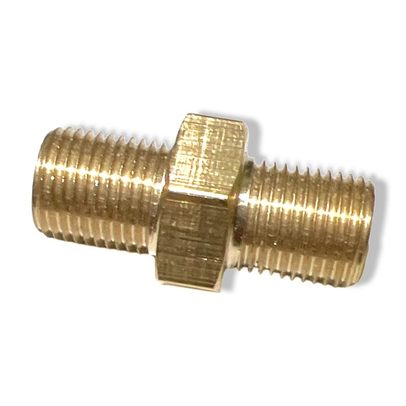 M&M Smartek Threaded Nipple Double Nipple 1/8 Inch Male x