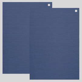 2 Pack 9.5"x14.2" Trivets for Hot Dishes, Hot Pads for Kitchen, Silicone Trivets for Hot Pots and Pans, Hot Plates to Protect Table, Heat Resistant Silicone Trivet (Blue, 9.5"x14.2")