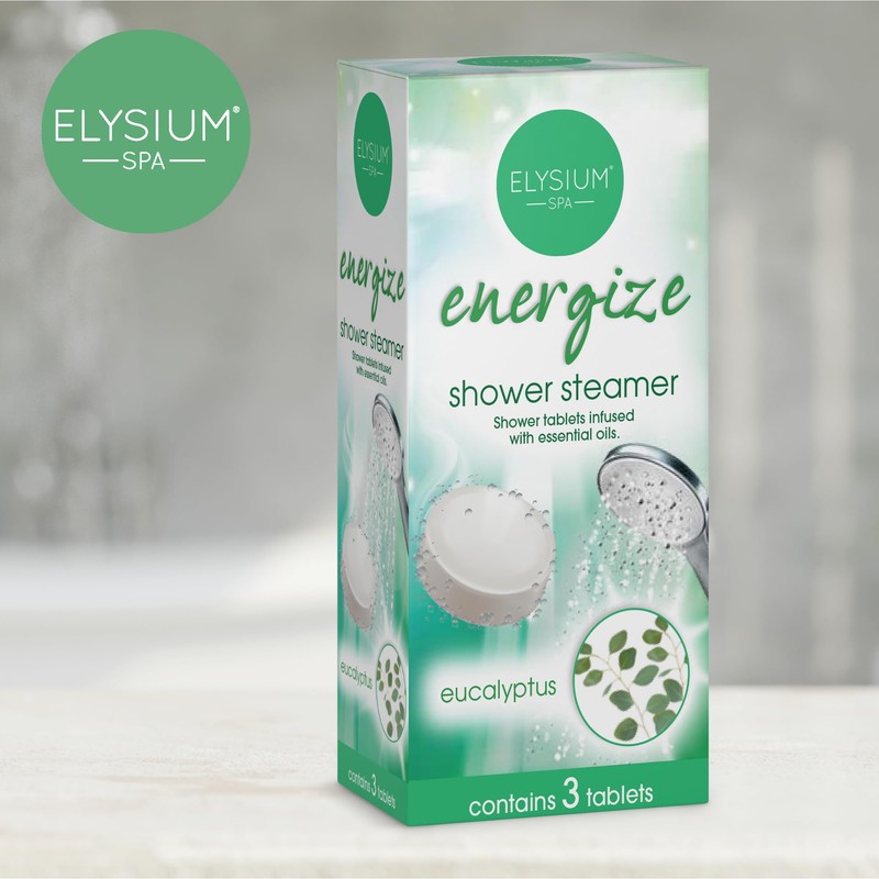 Elysium Spa Shower Steamers Infused with Essential Oils – Eucalyptus