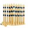 ACONDE 100 x 83mm Bamboo Wooden Golf Tees Yellow