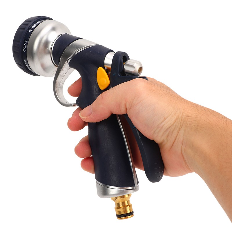 Garden Hose Nozzle 5 Adjustable Spray Pattern with Flow Control