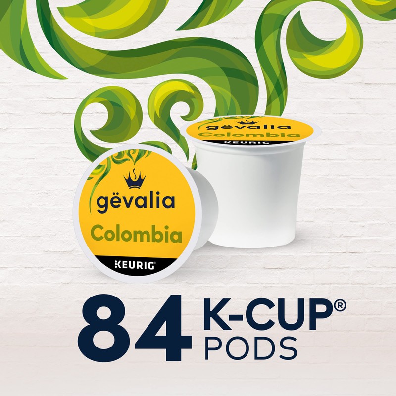Gevalia Colombia K-Cup Coffee Pods, for a Keto and Low