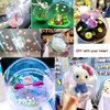 iDopick 20 Pack Clear Plastic Fillable Ornaments Ball, 6cm DIY