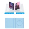 PATIKIL 32 Pockets 3" Mini Photo Card Binder Album for