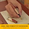 BEILUNER Luxury Wood Ballpoint Pen Writing Set,Maple-Elegant Fancy Nice Gift