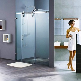 WinArrow 4 Zoll Duschkopf Regendusche, Kopfbrause Regendusche 5 Einstellungen Poliertes Hochdruck Duschkopf 360° Einstellbar