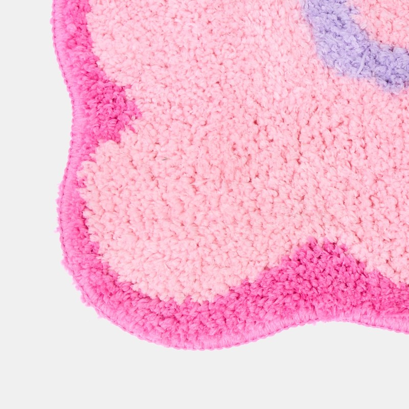 OHS Bath Mat For Bathroom Squeaky Clean Tufted Texture, Non