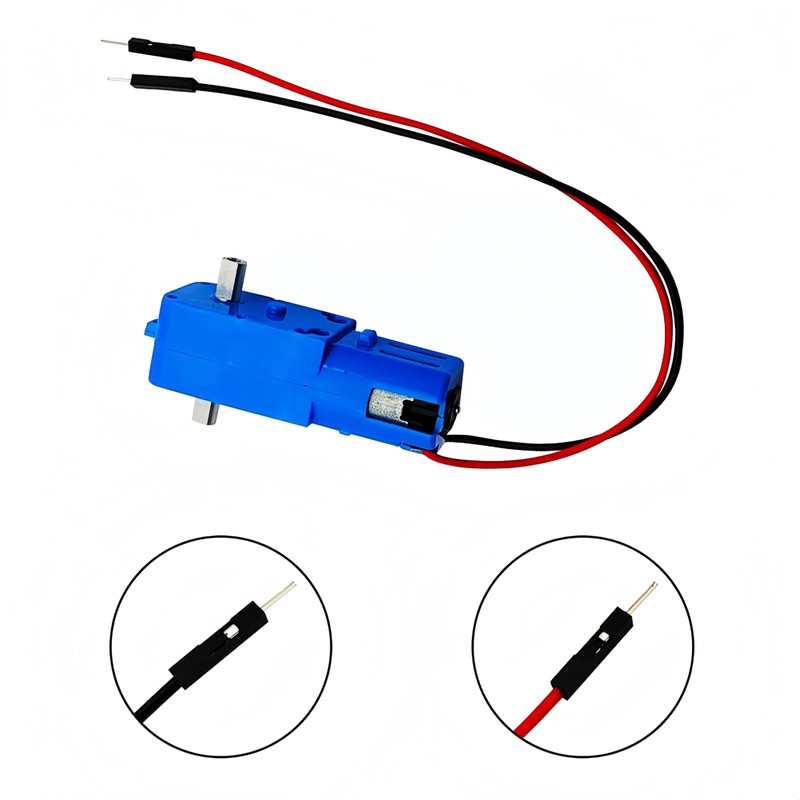SazkJere 6PCS Double Shaft 1:90 All Metal Gears TT Motor