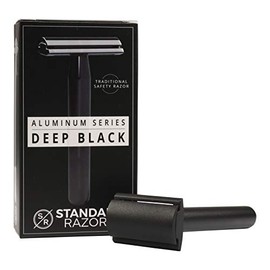 Aluminum Series - Double Edge Safety Razor (Deep Black)