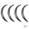 DREAMIZER 4x 2"/50mm Flexible Car Fender Flares Universal Extra Wide