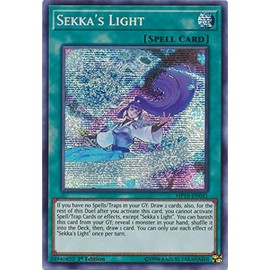 Yu-Gi-Oh! - Sekka's Light - MP19-EN041 - Prismatic Secret Rare - 1st Edition - 2019 Gold Sarcophagus Tin Mega Pack