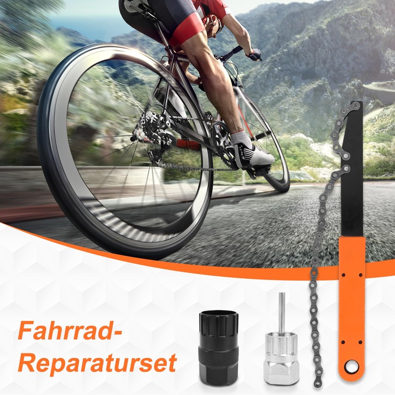 TYBYBB Bicycle Chain Whip with Sprocket Puller and Puller Universal