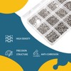 woshilaoDS 1140 Pcs Tiny Screws for Electronics, M1.4 M1.6 M1.7