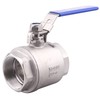 DERNORD Stainless Steel 304 Ball Valve, 2-Piece Full Port Heavy