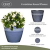 Classic Home and Garden Corinthian Resin Planter Pot - Outdoor