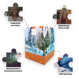 Susanne Kirsch Art Puzzle, Abstract Art, 1000 Pieces, Limited Edition