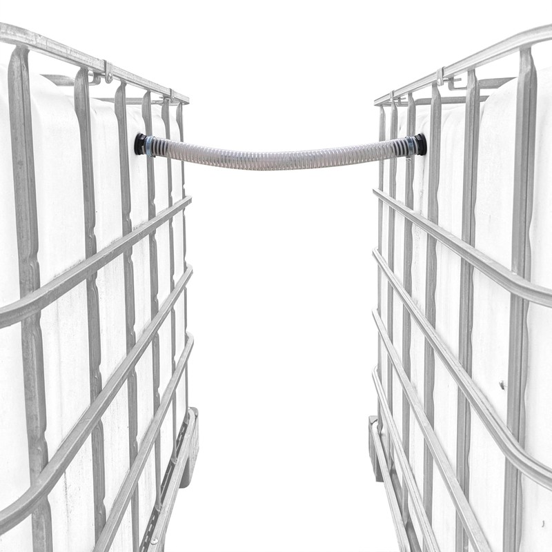 Barrel Trading IBC Overflow Connector Set 1 m 1.25 Inch