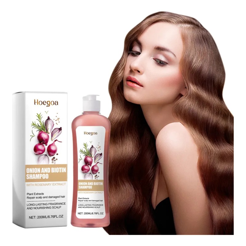 Champú De Cebolla Para El Crecimiento Del Cabello 200ml*2