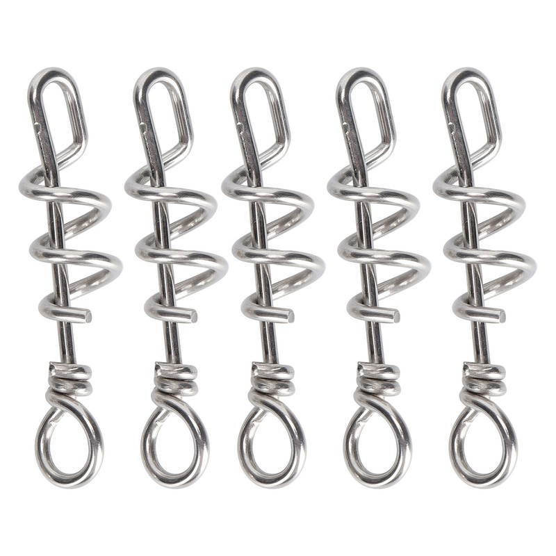 5 Pcs Bird Parrots Foot Ring Buckle Stainless Steel Foot